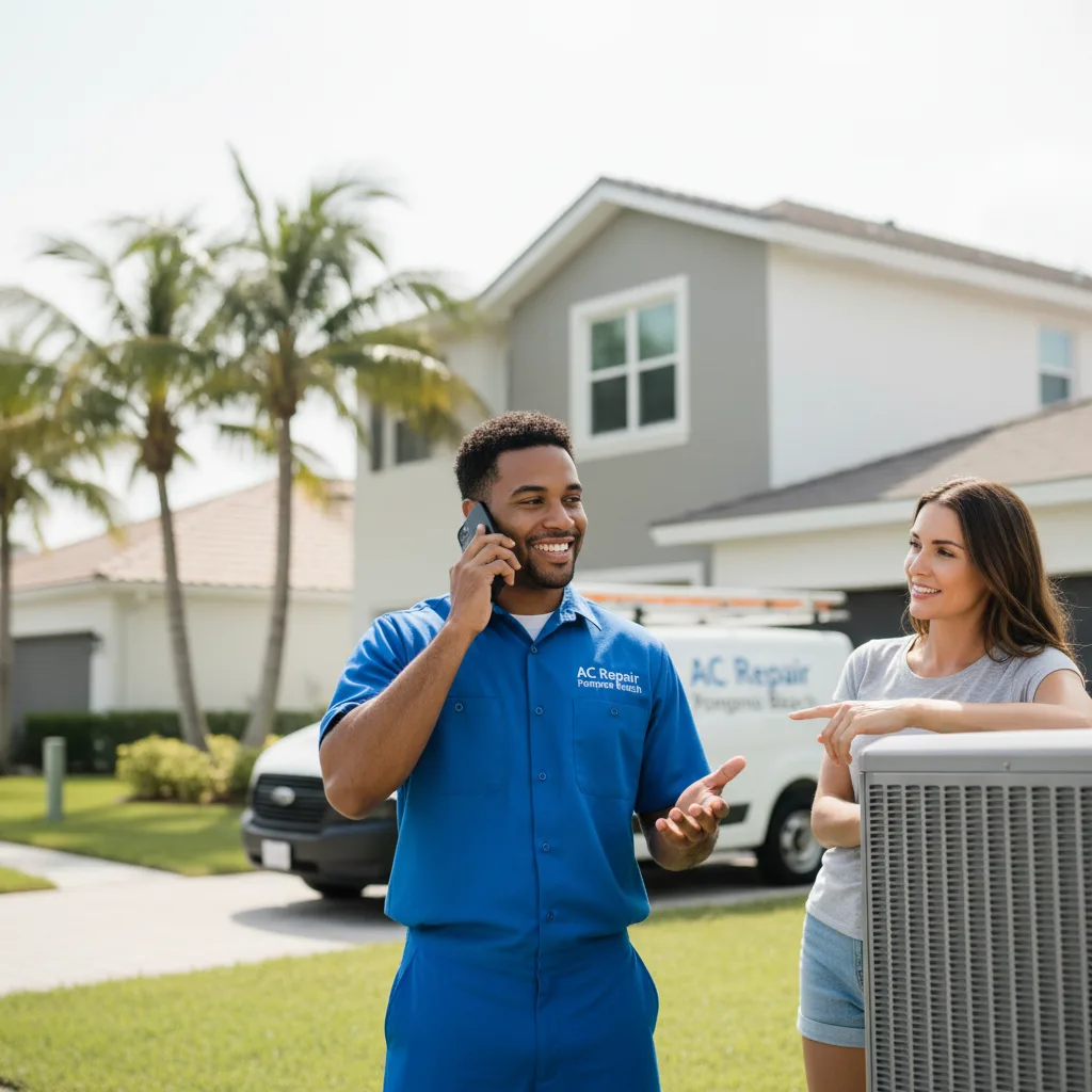 AC Repair Pompano Beach customer support in Hurricane